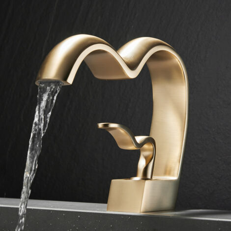 Wasserhahn Badezimmer Waschtischarmaturen, Wasserfall, Badezimmer-Wasserhahn, Einhand-Waschtisch- Mischbatterie, Bad, Antiker Wasserhahn, Messing, Waschbecken, Wasserkran, Silber 6009 U2013 Kaufe Die Besten Produkte Im Onlineshop Wasserhahn Waschtisch Bad