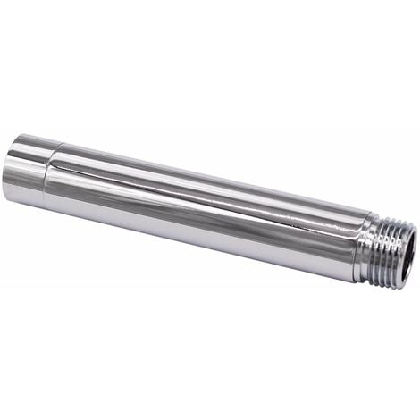 Duschkopf Verlängerungsarm Edelstahl Dusch Verlängerungsrohr G1/2 Gewinde Brausearme Handbrause Extender Chrom - 23cm