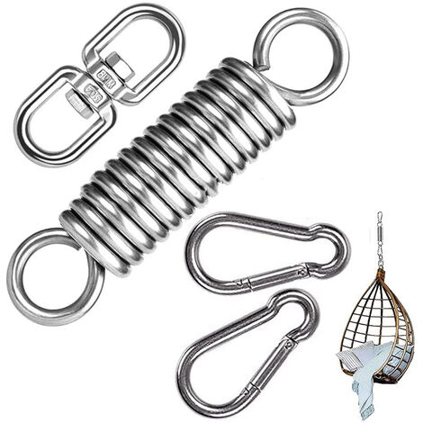 Produktbild von Edelstahl-Umlenkrolle 34 Mm Mit M6-Karabiner – 250 Kg Tragkraft, 2er-Set – Für Höhenarbeit & Industrie