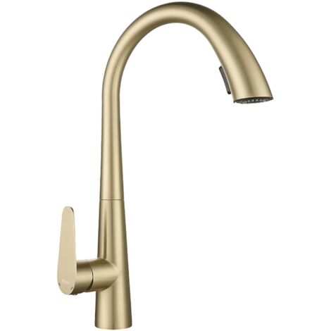 GRIFO DE COCINA JS-K087BG ROSS ORO CEPILLADO SKU REA-B5312