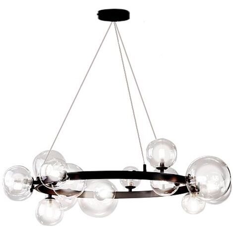 LÁMPARA de SUSPENSIÓN APP906-15CP 15-PUNTOS de LUZ G9 82X82X28CM AJUSTABLE (1/5)