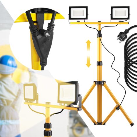 CONSTRUCCIÓN DE LED HALÓGENO SOBRE TRÍPODE RSL005-2X50N