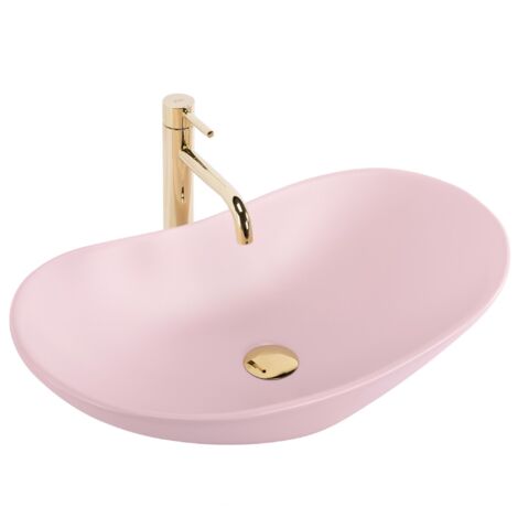 LAVABO SOBRE ENCIMERA REA ROYAL PINK