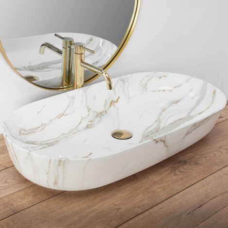 LAVABO SOBRE ENCIMERA REA CLEO 81 SHINY AIAX