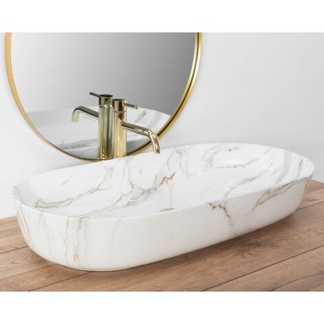 LAVABO SOBRE ENCIMERA REA CLEO 81 SHINY AIAX