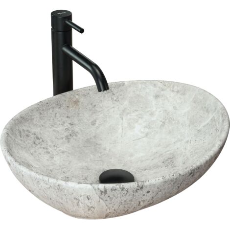 LAVABO SOBRE ENCIMERA REA SOFIA LIGHT STONE