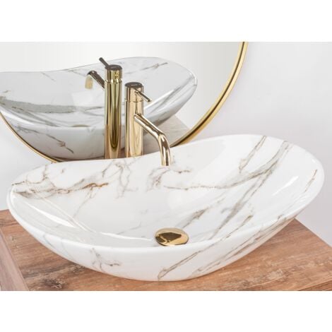 Lavabo Sobremueble Rea Sofia Mini Kashmir Gris - Cerámica Sanitaria Para Baño Moderno