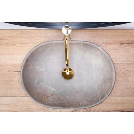 LAVABO SOBRE ENCIMERA REA LARA BEIGE