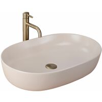 LAVABO SOBRE ENCIMERA REA CLEO 61 BEIGE MATT