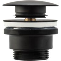 TAPÓN de LAVABO CLIC-CLAC REA NEGRO