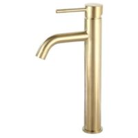 GRIFO DE BAÑERA ALTO LUNGO GOLD CEPILLADO SKU REA-B4526