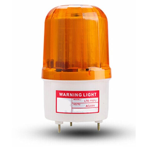 LED d'avertissement d'alarme sonore rotative d'urgence LED jaune 12-220V AU