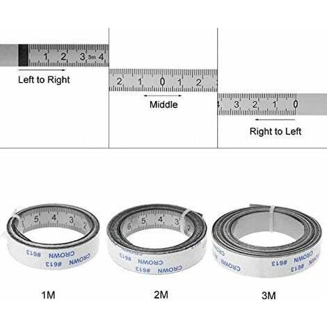 Mètre Ruban À Onglet Métrique Et Pouce, Règle En Acier Auto