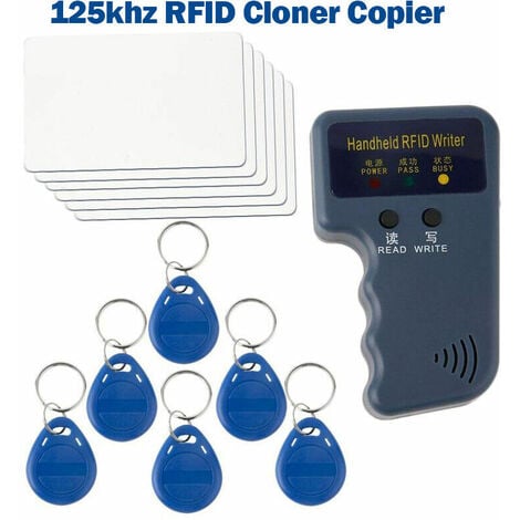 Jeffergarden Lecteur de Carte D'identité RFID Copieur 125 KHz