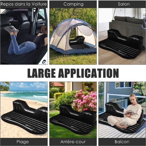 Matelas Gonflable Airbed 1 Place Avec Gonfleur Intégré - Matelas