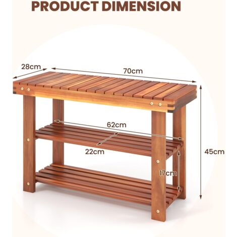 Banc à Chaussures En Rotin Avec 2 Tiroirs Et Coussin - Rangement Entrée/couloir - 101,5x48 Cm - Capacité 120 Kg