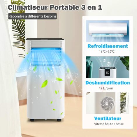 Iceblock Smart Climatiseur Mobile 7000BTU Blanc