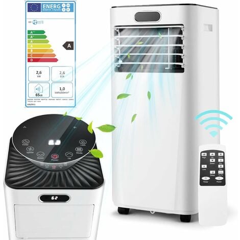 COMFEE' Climatiseur Mobile Connecté Mini Cool Pro 9000 BTU/H, Climatisation  Mobile 3-EN-1, Déshumidificateur Ventilateur