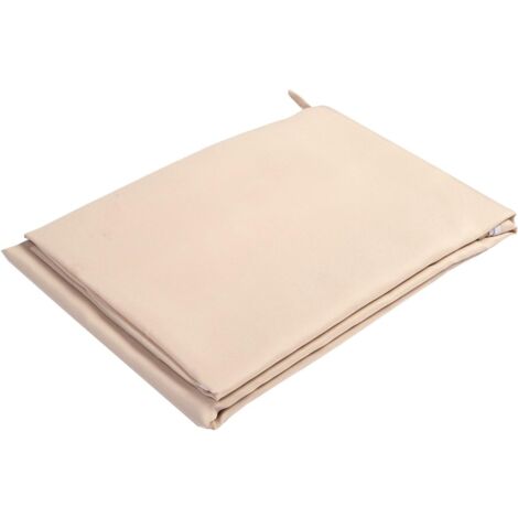 RELAX4LIFE Toit de Rechange pour Balancelle, Toit de Balançoire Toile Épaisse à 160G/M2 Imperméable et Anti-UV en Polyester (196x109CM, Beige)