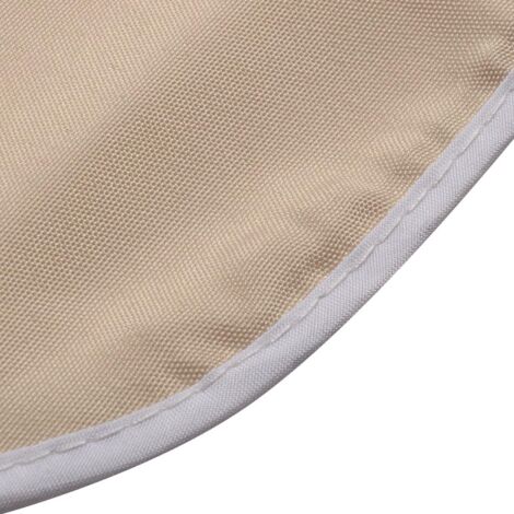 RELAX4LIFE Toit de Rechange pour Balancelle, Toit de Balançoire Toile Épaisse à 160G/M2 Imperméable et Anti-UV en Polyester (196x109CM, Beige)