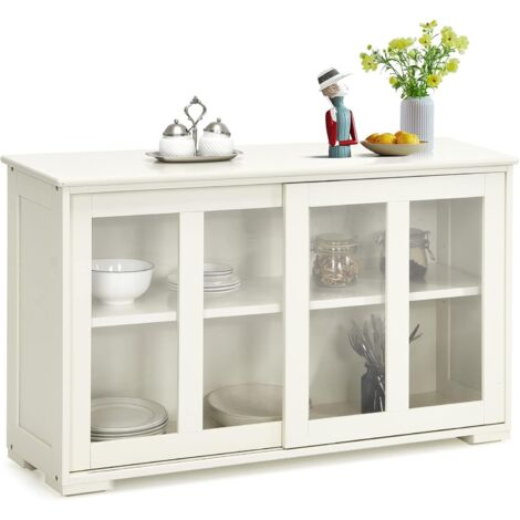 Meuble de Rangement, Buffet Cuisine, Placard de Salle à Manger avec 2
