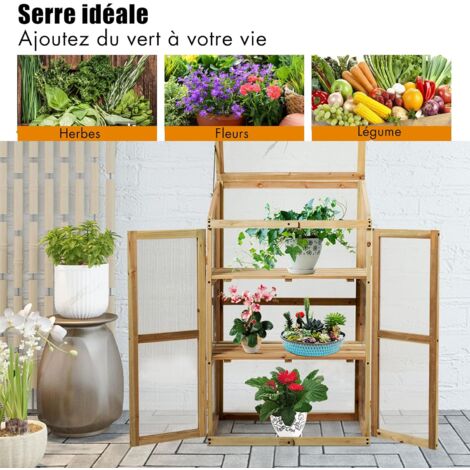 COM-FOUR® Lot De 10 Planchettes En Bois Avec Chevalet Et Craie Pour étiqueter Plantes Aromatiques, Pots Et Jardin - Dimensions 8.5x11x10 Cm - 12
