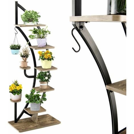 Relaxdays Tuteur carré, arche rosier, obélisque, support plantes grimpantes,  treillis, vignes, acier, H : 152 cm, noir