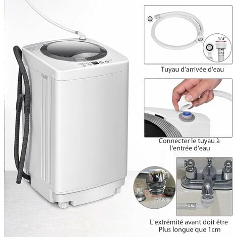 Mini machine à laver avec essorage,Voyage Mobile Lave-linge