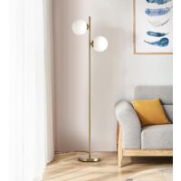 Lampadaire Sur Pied Salon 160cm Tout Métal Avec Télécommande - 27W 2500LM, 3 Couleurs Et 5 Niveaux De Luminosité