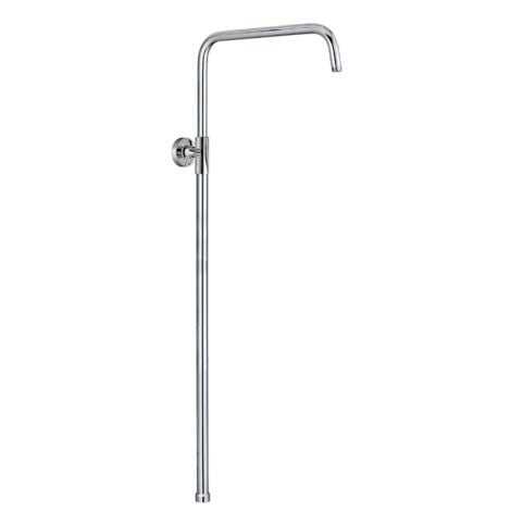 ENKI Carre Angled Shower Riser Rail Adjustable Rigid Chrome G03