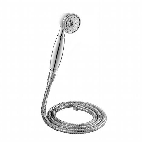 ENKI Handheld Shower Head & Hose Traditional Chrome EH002