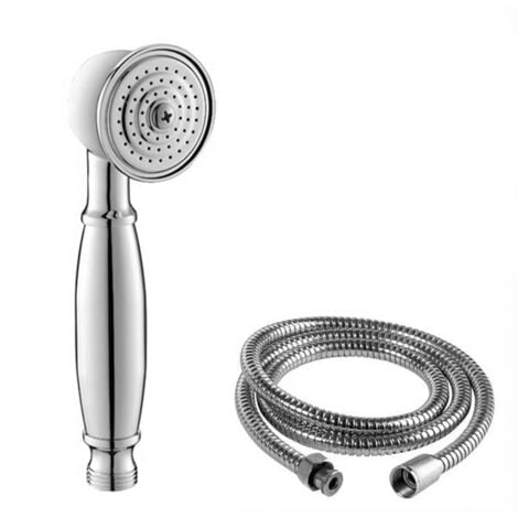 ENKI Handheld Shower Head & Hose Traditional Chrome EH002