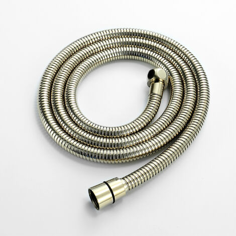 ENKI Flexi Shower Hose English Gold Large Bore 1.5m