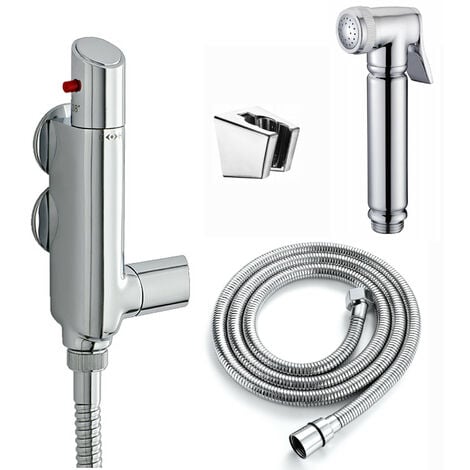 ENKI Vito Bidet Kit Shower Valve & Hand Sprayer Chrome SH0595