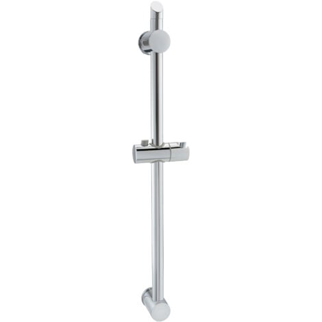 ENKI, S08, Shower Slider Riser Rail, Riser includes Shower Head Holder Bar and Shower Pole for Shower Head, Durable Chrome Finish