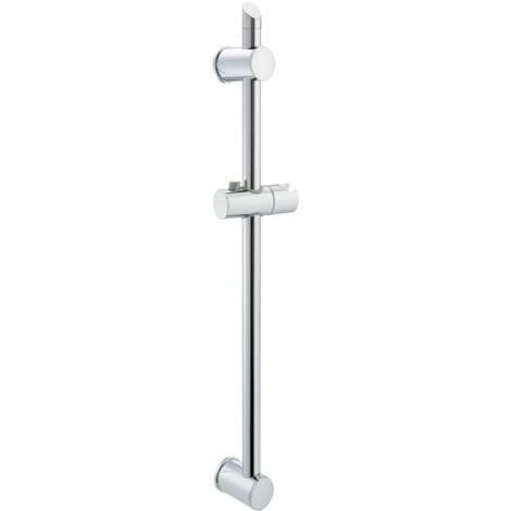 ENKI, S08, Shower Slider Riser Rail, Riser includes Shower Head Holder Bar and Shower Pole for Shower Head, Durable Chrome Finish