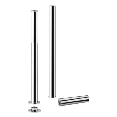 ENKI Roll Top Bath Pack Exposed Solid Brass Chrome