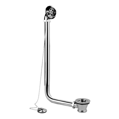 ENKI Roll Top Bath Pack Exposed Solid Brass Chrome