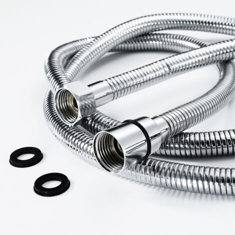 ENKI Multi Function Hand Shower Kit Hose & Wall Bracket Chrome