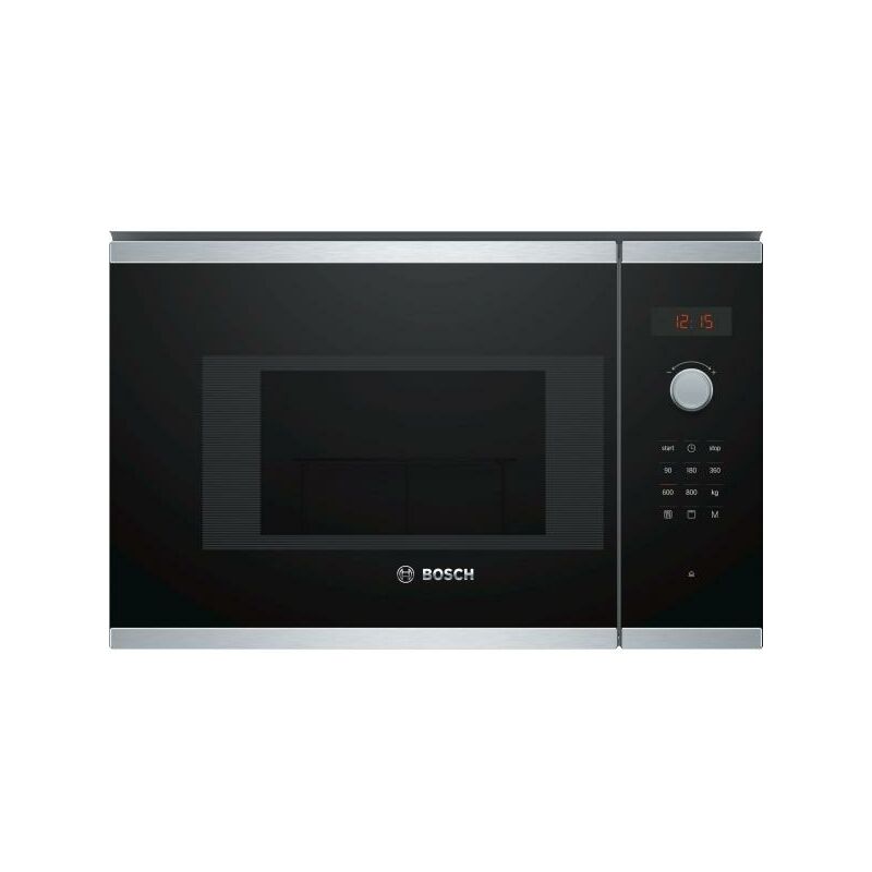 Forno Microonde Bosch BEL523MS0 - Serie 4 - Inox - Display LED rosso - 20  litri - Grill - Forni microonde incasso - Elettrodomestici da Incasso