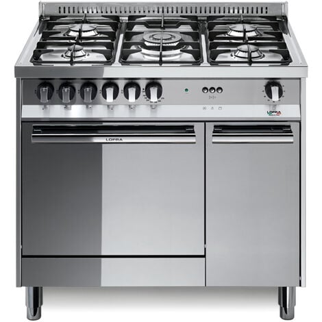 DE LONGHI SEK8541N CUCINA 86X50 4 FUOCHI A GAS + 1 PIASTRA ELETTRICA FORNO  ELETTRICO COLORE