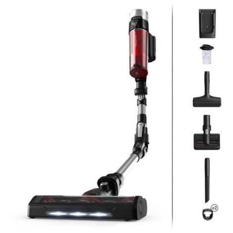 Rowenta X-Force Flex 9.60 RH2077 aspirapolvere senza filo Nero, Rosso Senza sacchetto