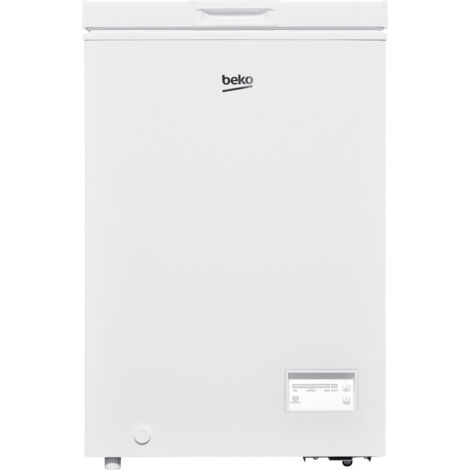 Beko CF100EWN: Congelatore Orizzontale, Statico, 98 L, 54.5 cm. Capacità netta congelatore: 98 L, Classe climatica: SN-ST, Capacità di congelamento: 6 kg/24h, Autonomia senza energia e... - 8996603200
