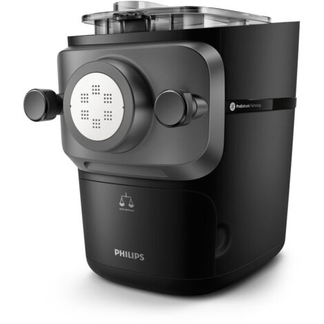 Philips HR2665-93 Macchina per la Pasta Elettrica 200W 800gr 8 Trafile Bilancia Integrata Nero