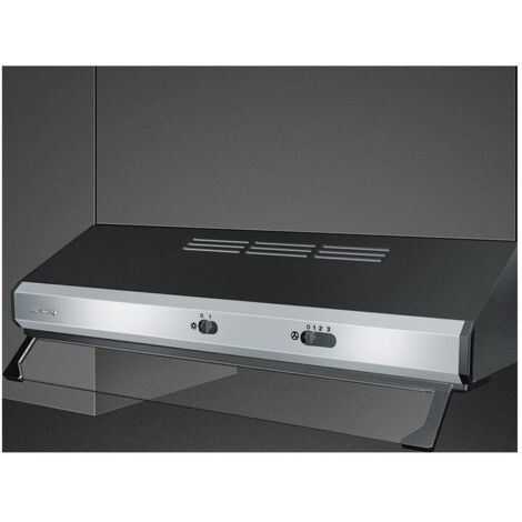 Smeg KSEC61XE3 cappa aspirante Incassato Nero, Acciaio inox 315 m³/h C (1/2)