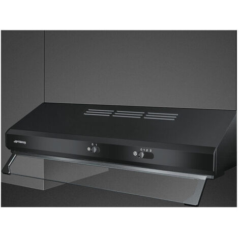 Smeg KSEC61NE3 cappa aspirante Incassato Nero 315 m³/h C
