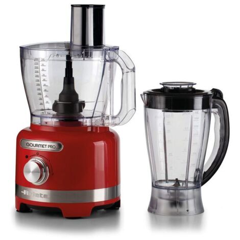 Ariete Gourmet Pro Moderna 1782 Robot da cucina rosso con tritatutto 3L e frullatore 2L