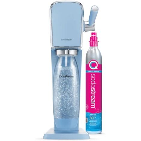 Sodastream ART ARTBP Macchina per Acqua Frizzante Blu con Leva e Bottiglia 1L