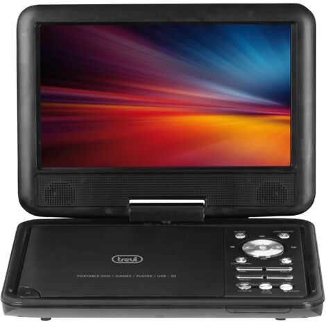 TREVI Lettore Dvd Portatile 9” Usb Sd Presa Accendisigari 12V Trevi Pdx 1409 S2 (1/5)