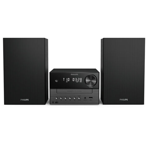 Philips TAM3505/12 Mini Hi-Fi audio Altoparlanti Bass Reflex  DAB, DAB+ Nero, Grigio (1/4)